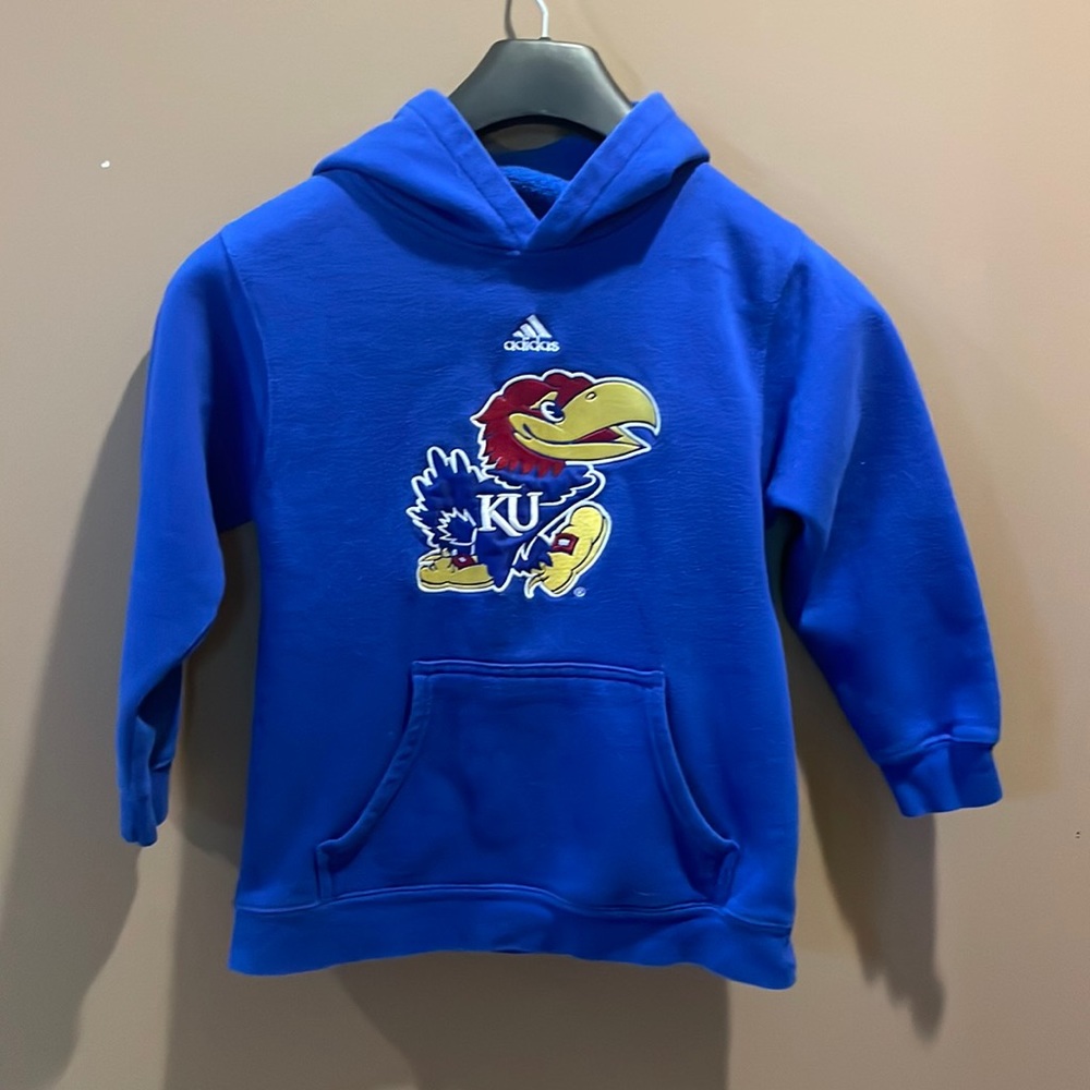 Youth Kansas "KU" Jayhawks Hooded Sweatshirt